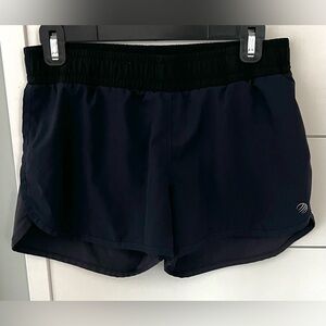 MPG Women's Black Athletic Shorts with Elastic Waistband